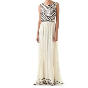 Mara Hoffman Silk chiffon maxi gown used o…